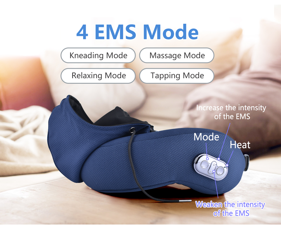 Portable Yoga Style Shoulder Coverage Air Compression Neck Stretching Thai Neck Massage Pillow