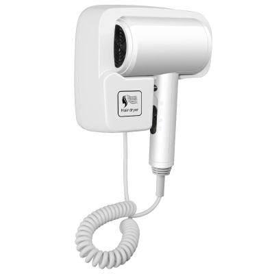 Wall Mount 2 Speeds Lightweight Hair Dryer 3 Temperatures For Bathrooms