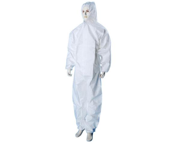 PP Coated Disposable Protective Coveralls Skin Friendly Non Irritating