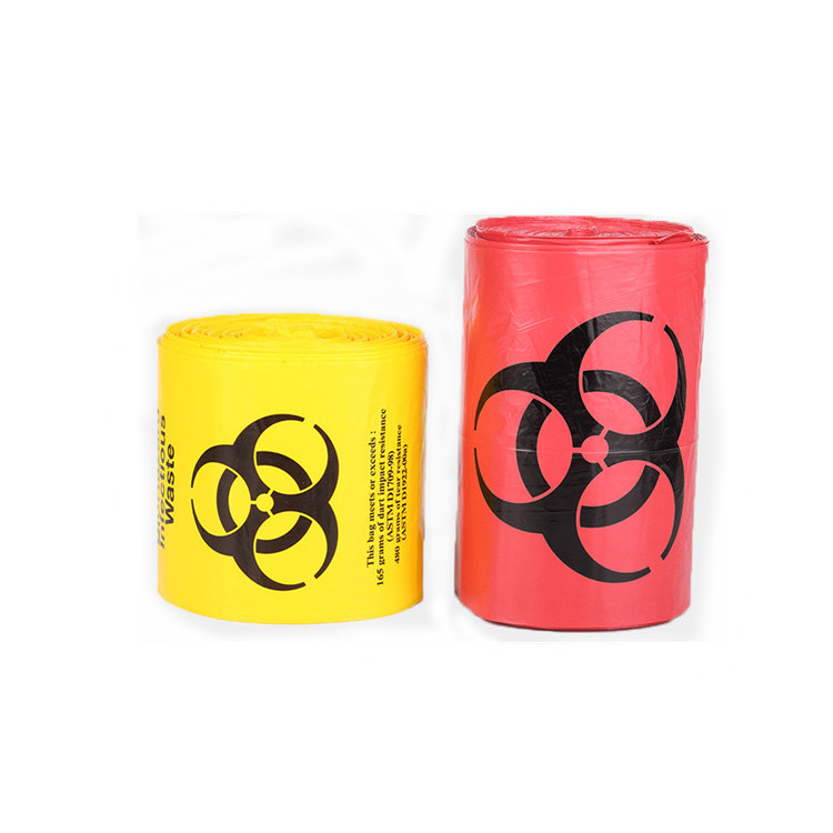 Избавление мешка для мусора Biohazard HDPE медицинское ненужное для больницы