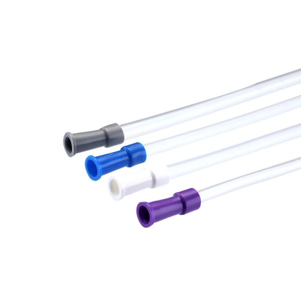 Medical Grade PVC Rectal Catheter Flexible Rounded End for Smooth Insert