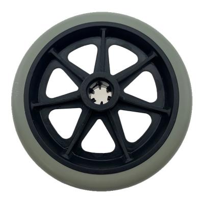 PVC das rodas de reposição da cadeira de rodas do diâmetro 150mm ou TPR Gray Tread High Effective