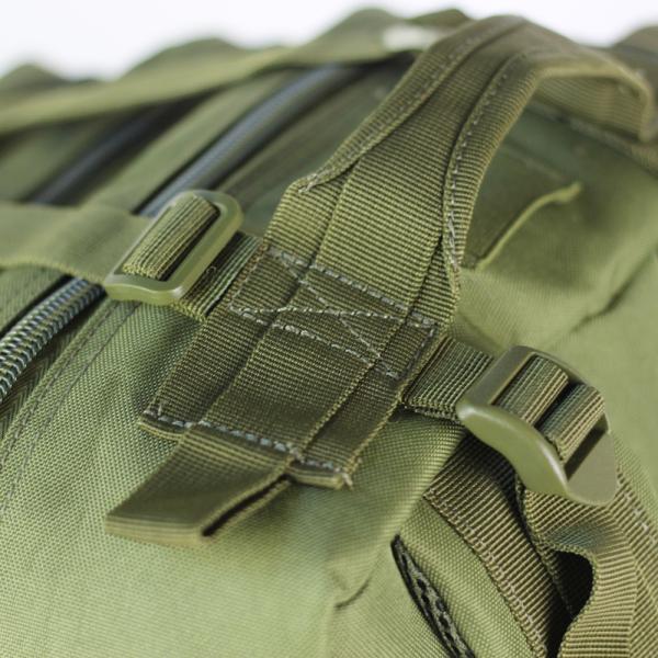 3 Compartments Tactical Gun Case With Reinforced Handle