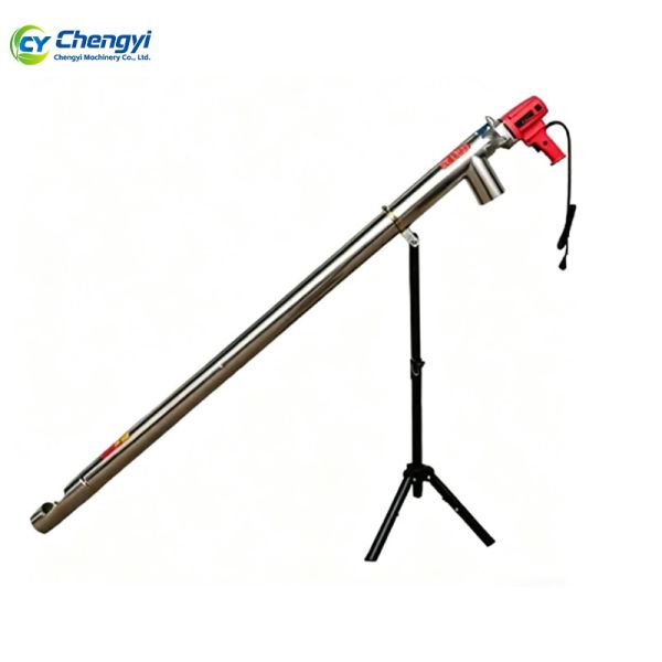 Stainless Steel Electric Grain Conveyor 6M Length Motor For Cereal Auger Loading