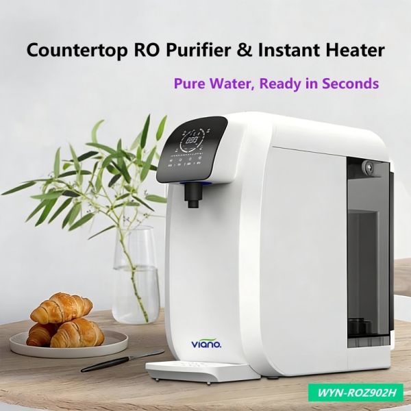 Countertop RO Water Purifier With Heating – Installation-Free Drinking Water System