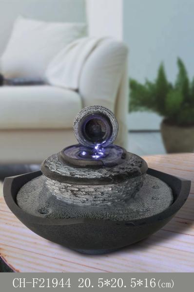 6 Inch Fortune Modern Tabletop Water Fountain