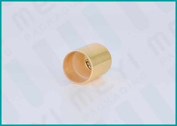 Tampões de garrafa cosméticos de alumínio do ouro/prata para a garrafa de perfume luxuosa