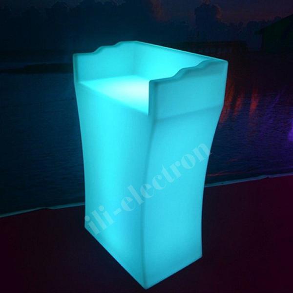 outdoor event plastic led portable reception desk