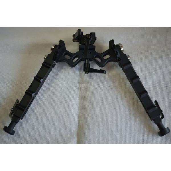 330g Outdoor Tactical Bipod Adjustable 5.5''-8.1'' Height 5 Slots for Versatility