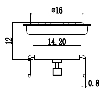 Manual Reset Snap Disk Thermostat Switch For Coffeemaker