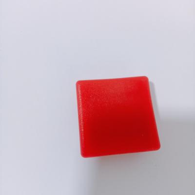 A extremidade moldando plástica do perfil obstrui a tubulação quadrada tampa a espessura de 3mm para o tubo de aço