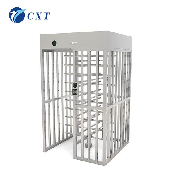 304 Stainless Steel Full Height Turnstile with Brushless Motor and Outdoor Standard for High Security Access Control