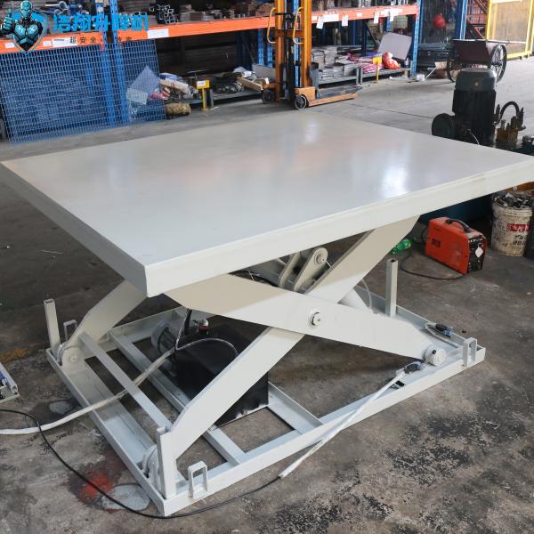 Customized 1000kg Vertical Stationary Scissor Lift Fixed Underground Hydraulic Lifting Platform
