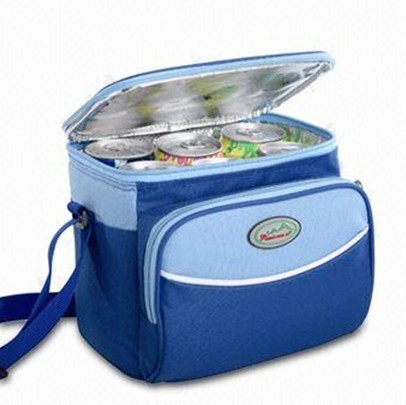 Durable Polyester Shoulder Cooler bag/ice bag,One main compartment 