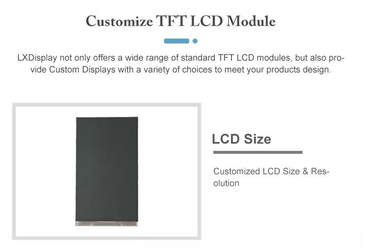 12864 OEM ODM разрешения 5,0-дюймовые модули экрана TN STN LCD