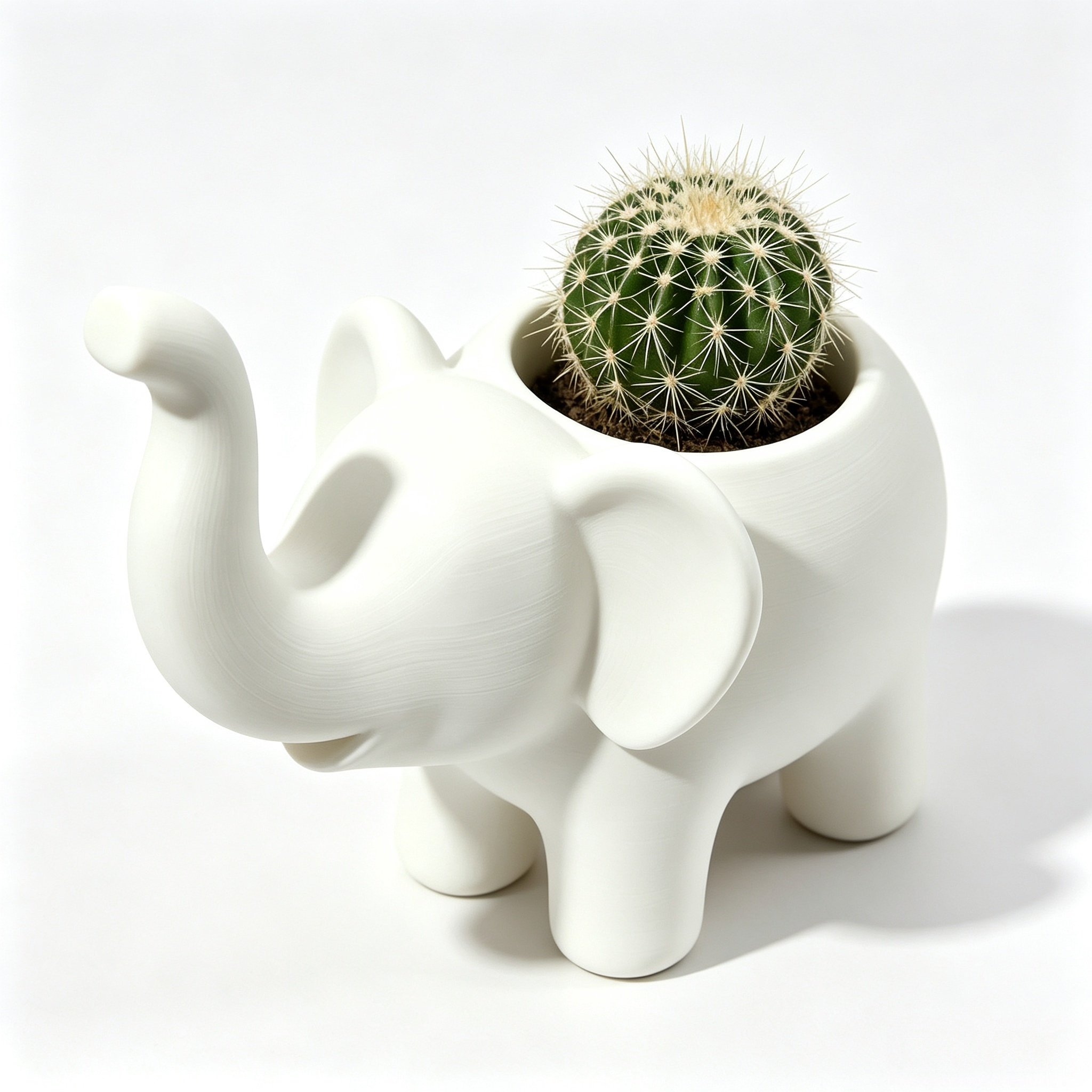 Painting Polishing 3d Printed Holiday Decorations Elephant Minimalist Animal Figurine