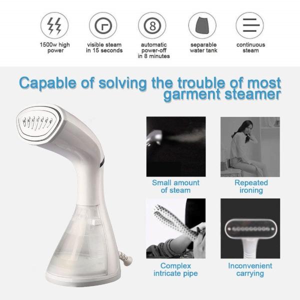 1500W Travel Mini 280ml vaporizador de roupas portátil para on-the-go em ambientes comerciais