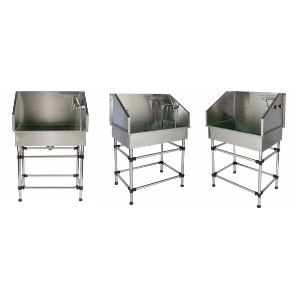 Промывной бак собаки нержавеющей стали 304, профессиональная ванна холить любимца