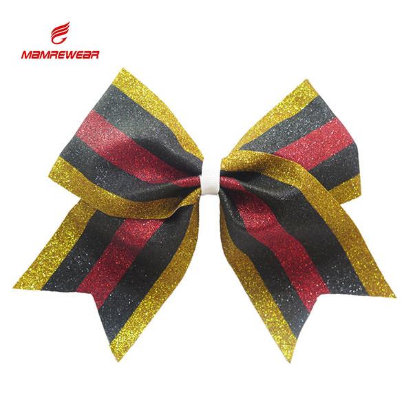 Beautiful Cheer Dance Clothes And Accessories Ponytail Bows Decoration Used