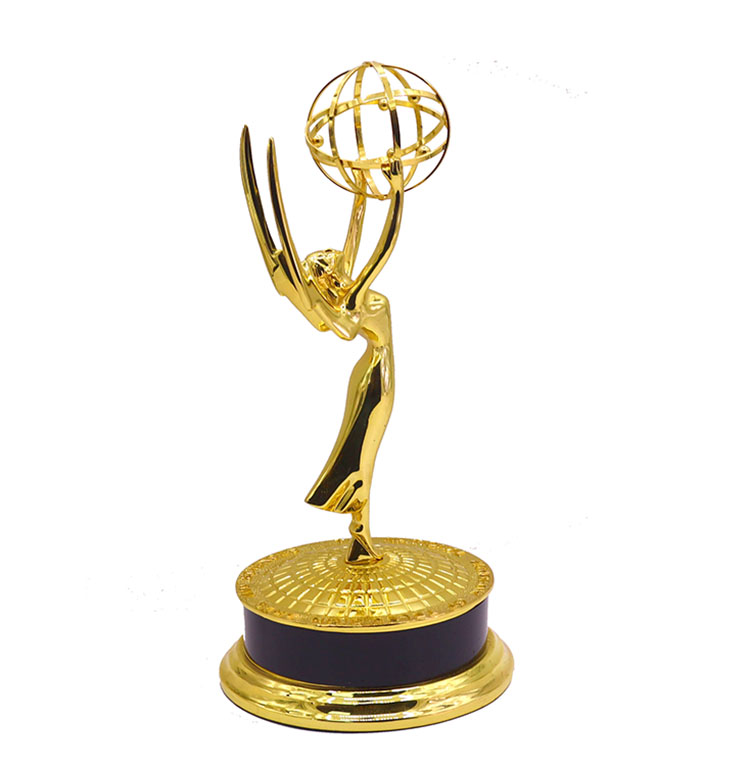 Customized Logo Zinc Alloy Metal Trophy with Irregular Shape for Decoration and Commemorative Awards