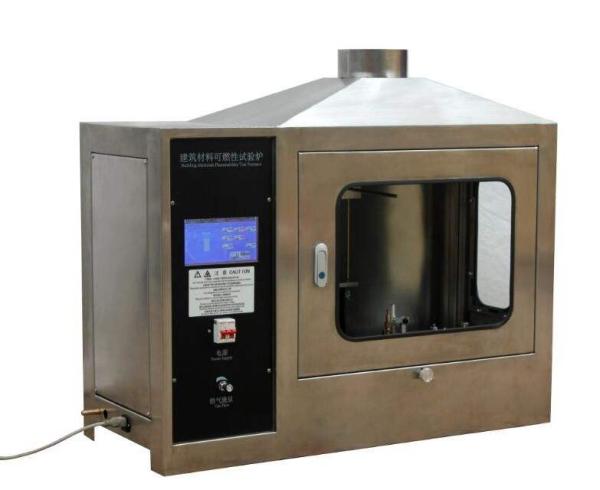 EN ISO 11925-2 に準拠する建築物構造のための燃焼性試験機器
