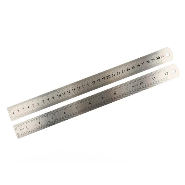 Couleur argentée non Bendable résistante de règle d'acier inoxydable de 12 pouces