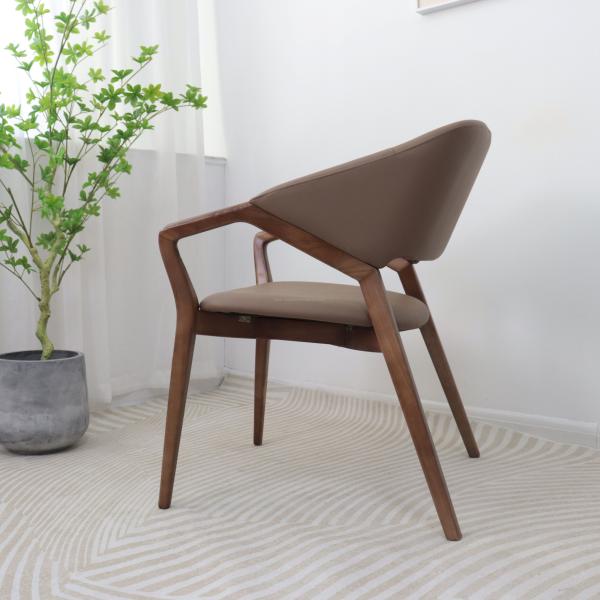 Modern Dining Room Chair Nordic Style Solid Wooden Chairs for Restaurant W58*D61*H80CM Mail Packing Y