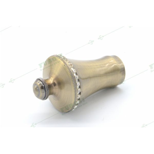 Zinc Alloy Curtain Rod Finials for Metal Curtain Pole
