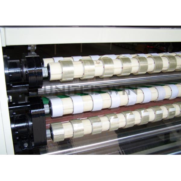 Ejes de la máquina que raja cuatro de la cinta de Bopp del animal doméstico de la pantalla táctil por completo automáticos