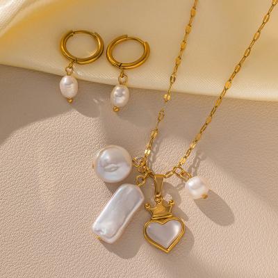 Trending 18k Stainless Steel Earring ODM Pearl Drop Earrings For Girls