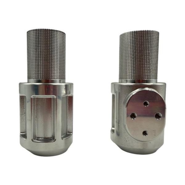 Partes mecanizadas CNC de aluminio pulido de alta precisión