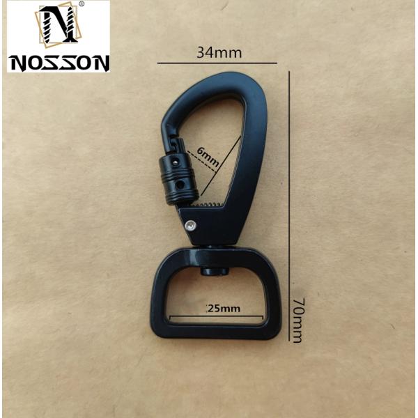 3/8 Inch Quick Link Carabiners Highly Polished Stainless Steel Oval Locking Carabiners Heavy Duty Chain Link Connector