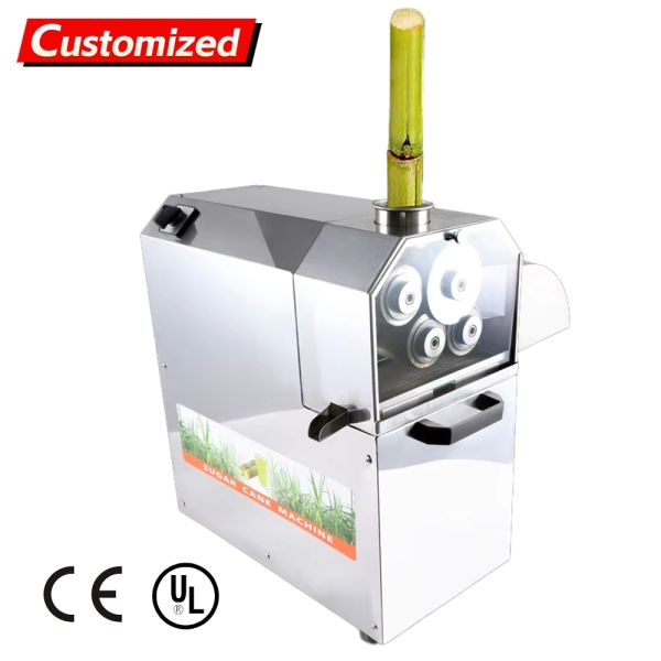 Custom Professional Commercial Electric Stainless Steel Sugarcane Juicer High-Power Pulp-Juice Separation Fresh-Squeezed Fruit Sales Low-Noise & Corrosion-Resistant Design Essential for Fruit Shop
