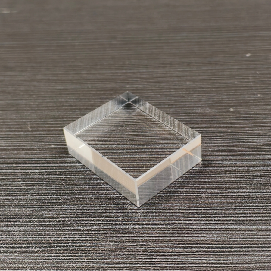 Crisp Edges Solid Clear Acrylic Block Rectangular Photo Display Block 50MM