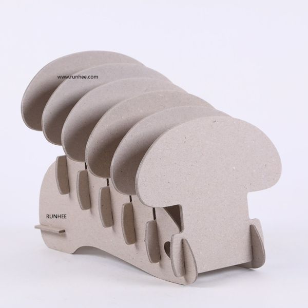 FSC Cardboard Beanie Display Stand | Retail Knit Hat Rack