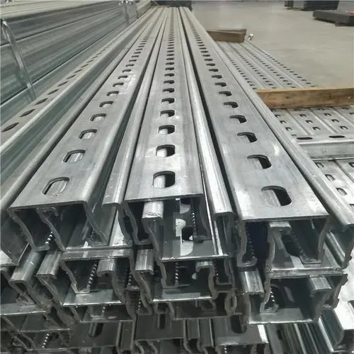 Silver Strong Strut Stainless Steel C Channel Unistrut 0.8mm-4.0mm Pre galvanized