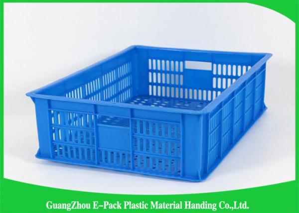Mesh Plastic Food Crates Moving Storage Environmental Protection For Supermarkets