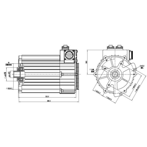 Advanced manufacturing process 2kW PMSM for Electric tricycle