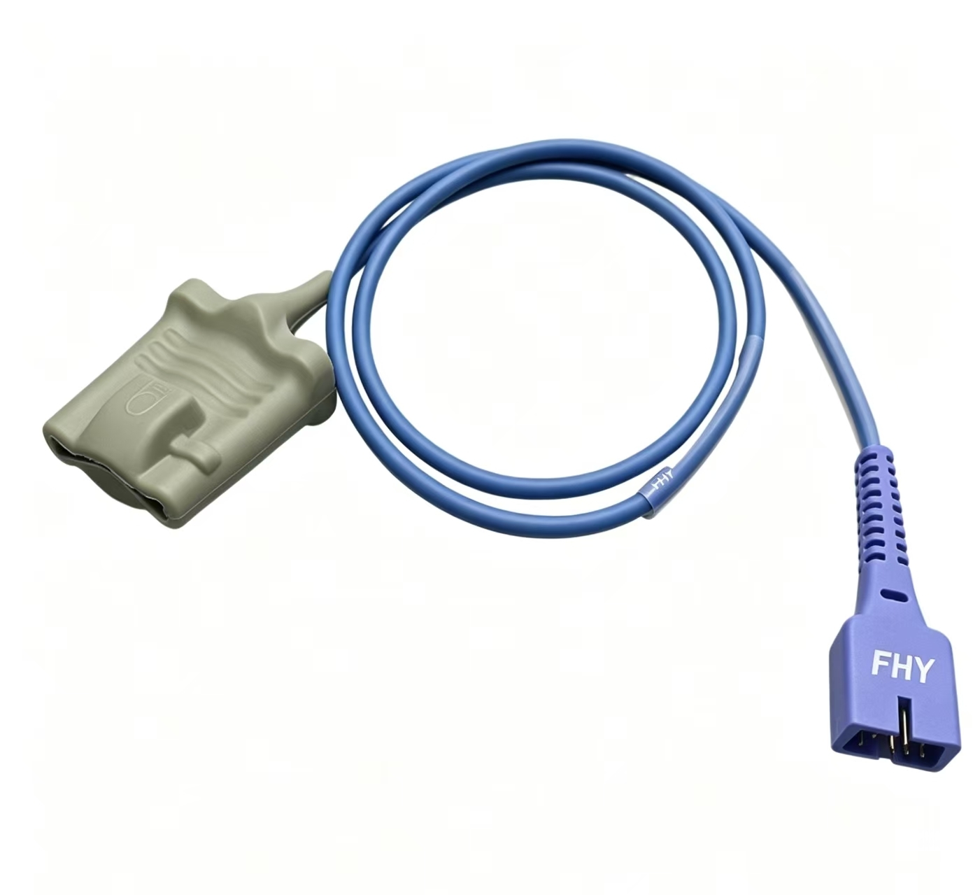 DB7 Pin Adult SpO2 Probe Silicone Soft Tip SpO2 Sensor Probe