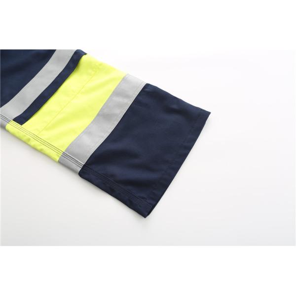 280gsm Men'S Inherent Fr Work trousers , HIVIS Permanently Flame Resistant pants with Modacrylic blended fabric