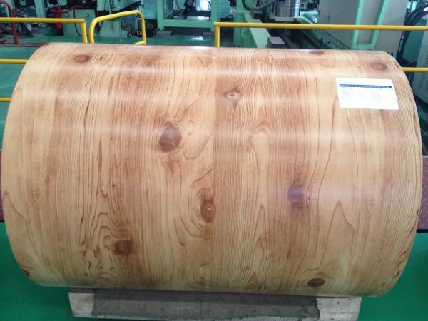 0.2mm Printech de madeira bobina revestida a cores bobinas de aço pré-pintadas PPGI PPGL