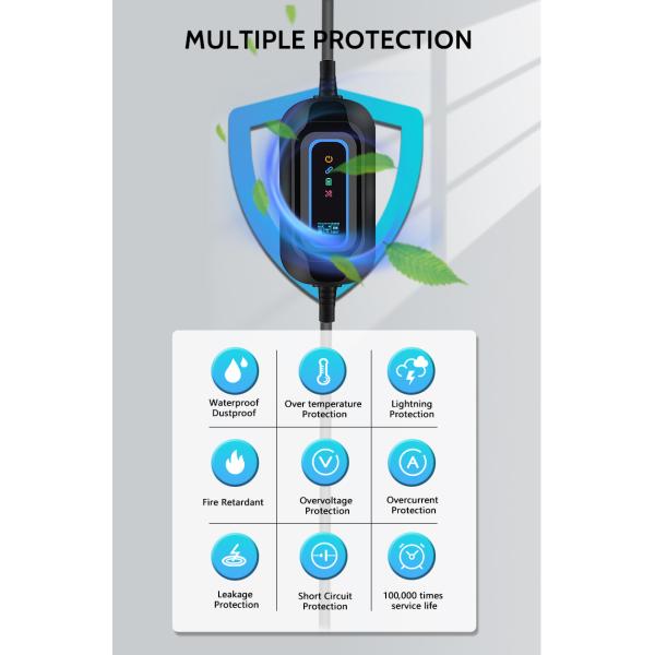 16 ампер 220 В EVSE для Tesla Model S 3,5 кВт Лучшее зарядное устройство для электромобилей на рынке