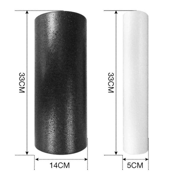 60CM Yoga Grid Foam Foam Roller Lower Back For Release Muscle Massage