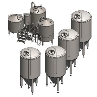 Beer Brewing Equipment Simple/500L Beer Making Machines/800L Output Beer Machine/Birthday Party Beer Brewing Equipment