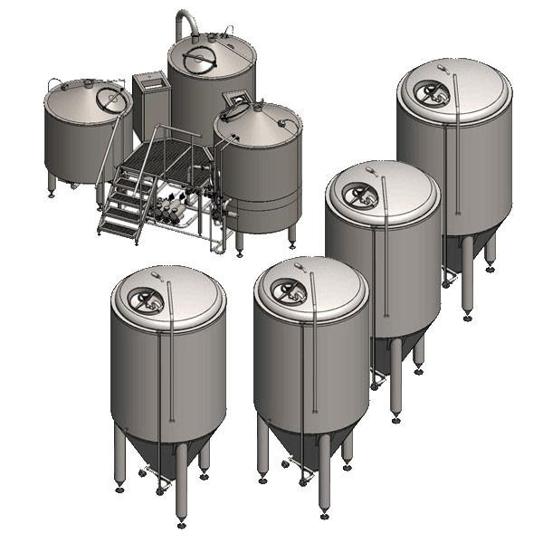 Brewhouse Longmaker – The Beer Production From Traditional Ingredients/Micro Brewing Equipment/1000L Red Copper Beer Man