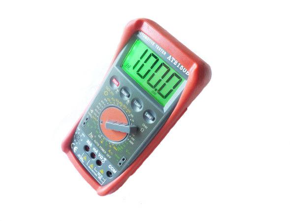 Duty Cycle  Digital Automotive Multimeter With Diode hFE Continuity Data Holds