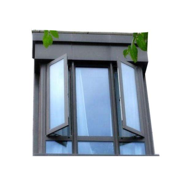 Modern Design Residential Windproof Sunshade Double Glazed Casement Swing Windows