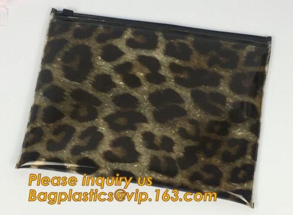 Eva Slider Frosted Swimwear Packaging Bags Cosmetic Organizer Pouch with Zipper Toiletry, Pencil, Brush, Makeup