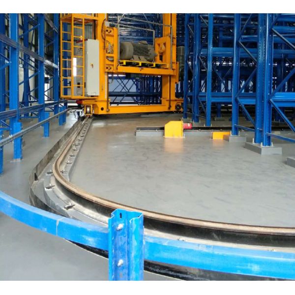 U-Turn Stacker Crane Curve Rail Type S/R Machine ASRS Automatic Storage And Retrieval System