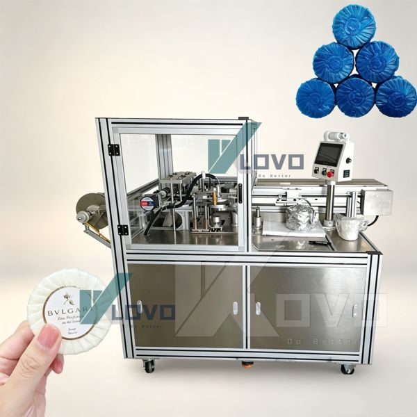 Automatic Soap Making Machine with 100-300Kg/h Output and Stainless Steel Construction Featuring Infrared Sensor